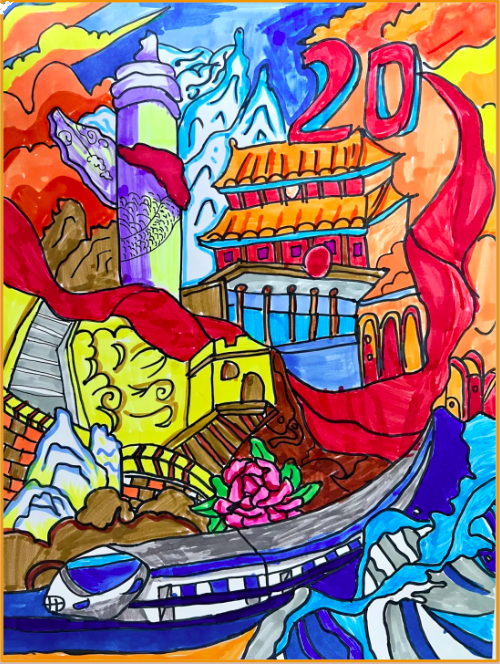 红红中国心，浓浓爱国情｜长电宝宝迎国庆活动