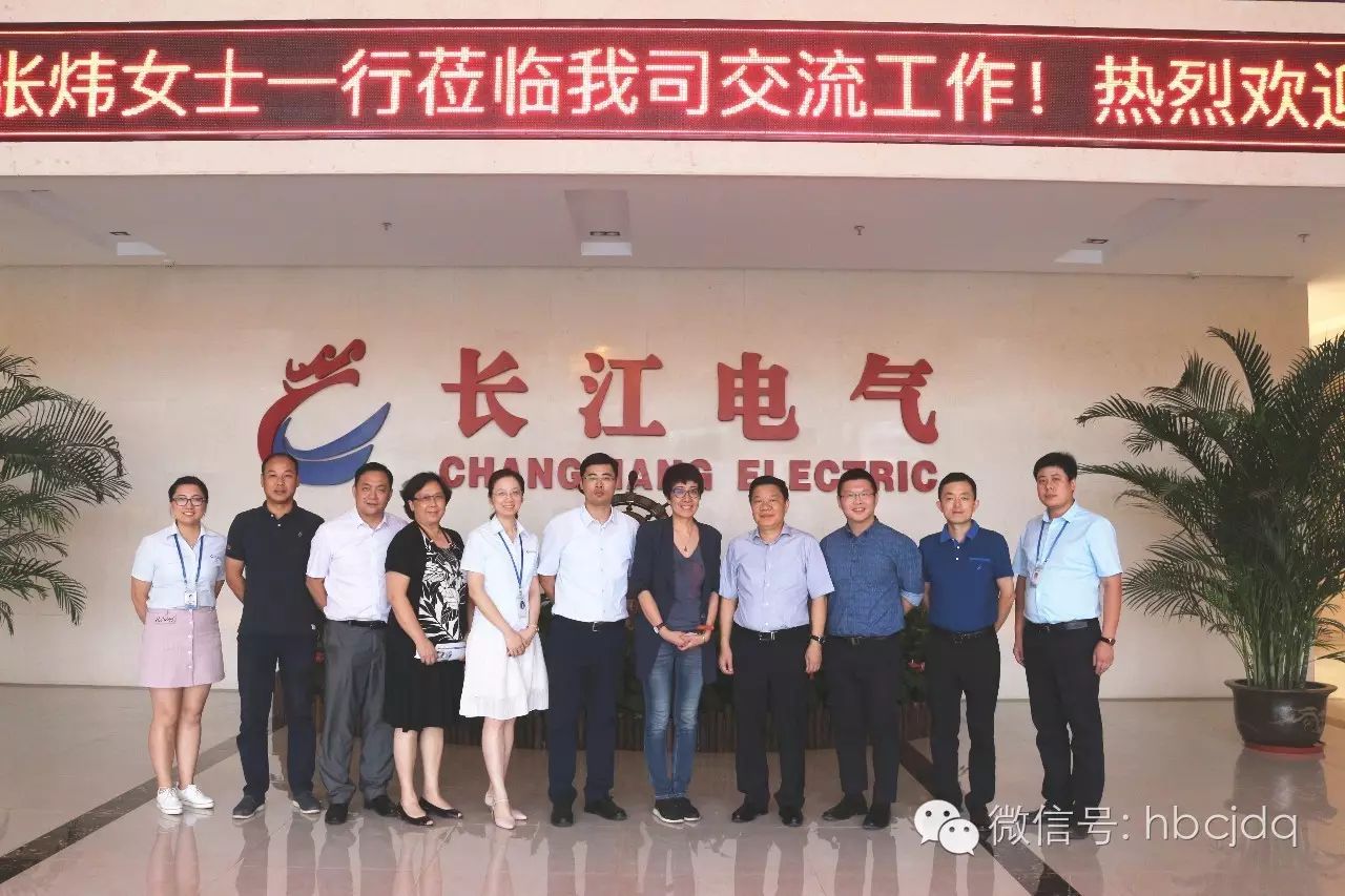 交流促合作，互动话发展——施耐德电气（中国）副总裁张炜莅临长江电气参观交流